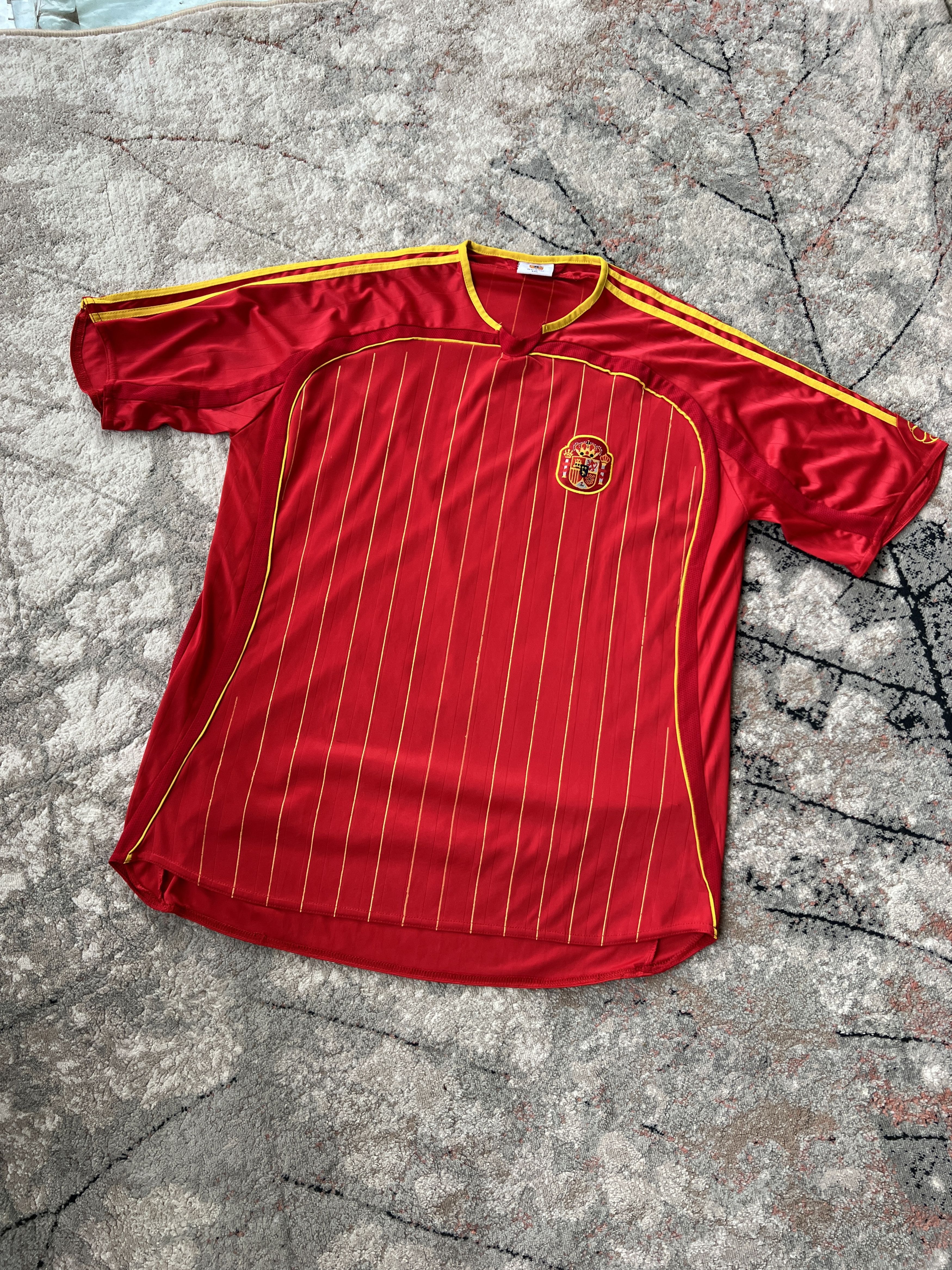 Vintage Spain Football Vintage Jersey Size US XXL / EU 58 / 5 - 1 Thumbnail