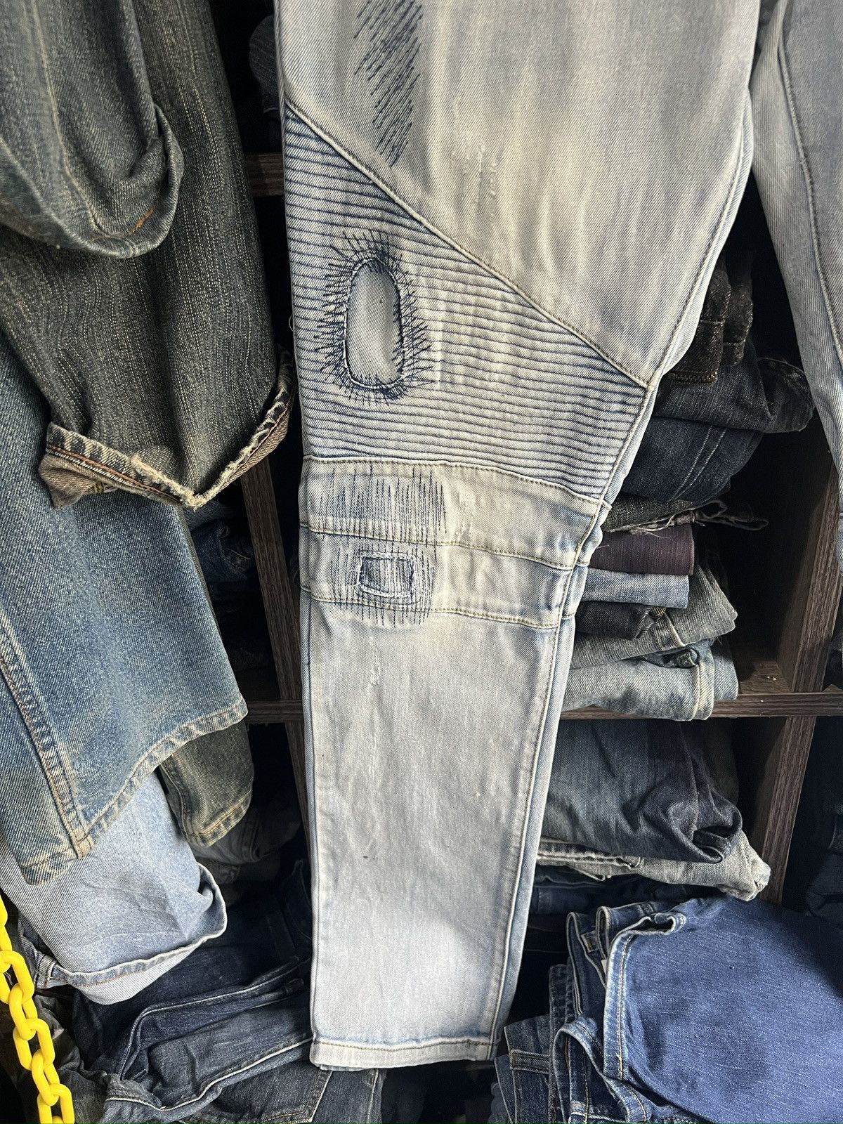 🔥Rare In The Attic Homme Biker Denim