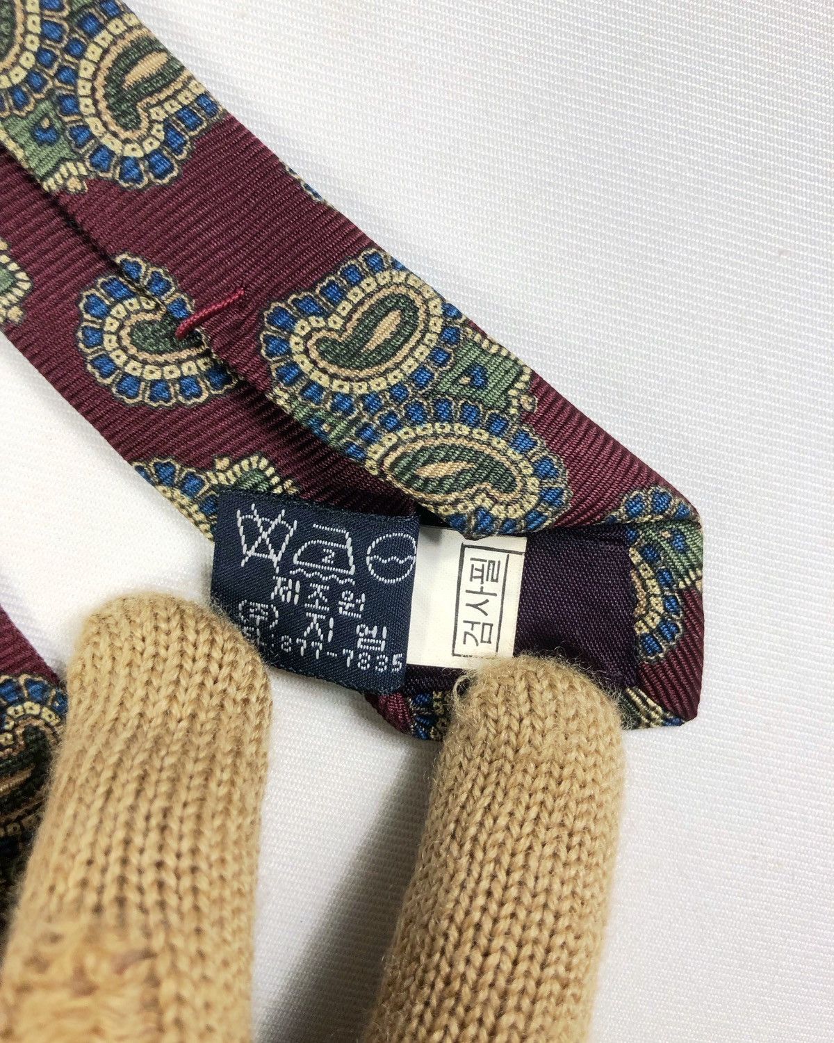 Polo Ralph Lauren Rare Vintage Polo Ralph Lauren Paisley Silk Tie Size ONE SIZE - 6 Thumbnail