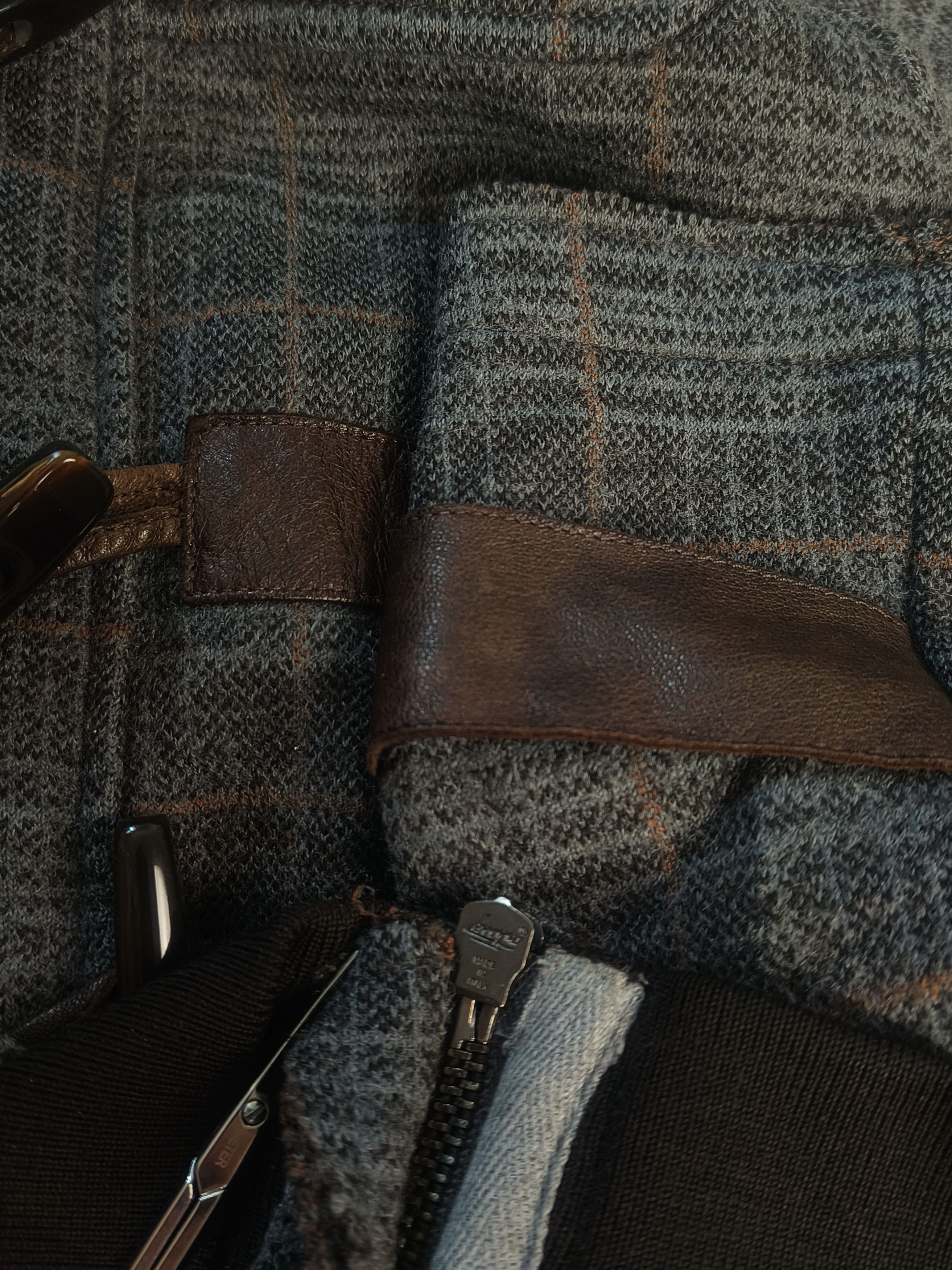 Paolo Pecora Paolo Pecora Checked Virgin Wool Alpaca Duffle Coat Size US XS / EU 42 / 0 - 6 Thumbnail