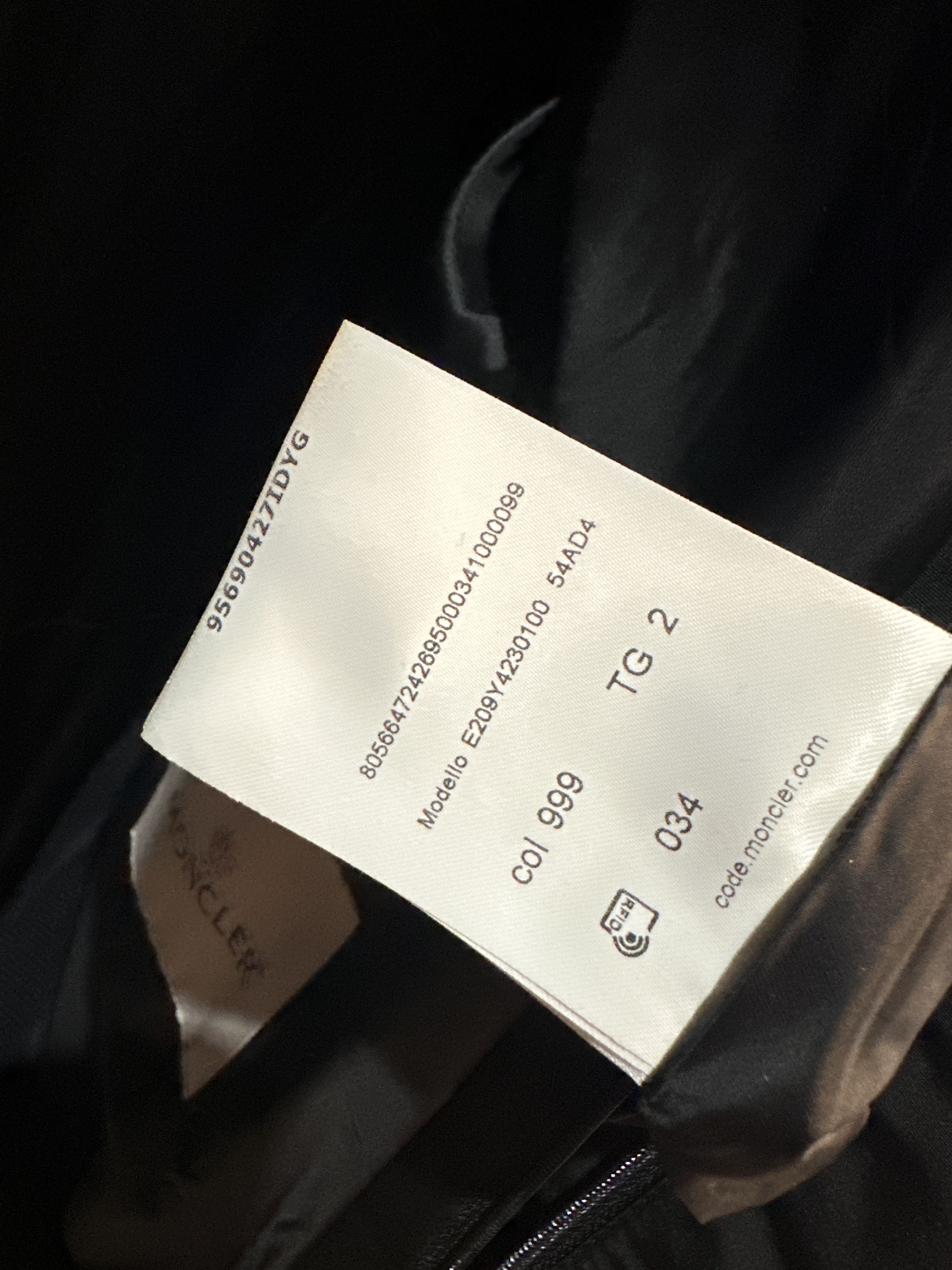 1017 ALYX 9SM Moncler Genius 6 1017 ALYX 9SM Black Down Parus Coat Size US M / EU 48-50 / 2 - 12 Thumbnail