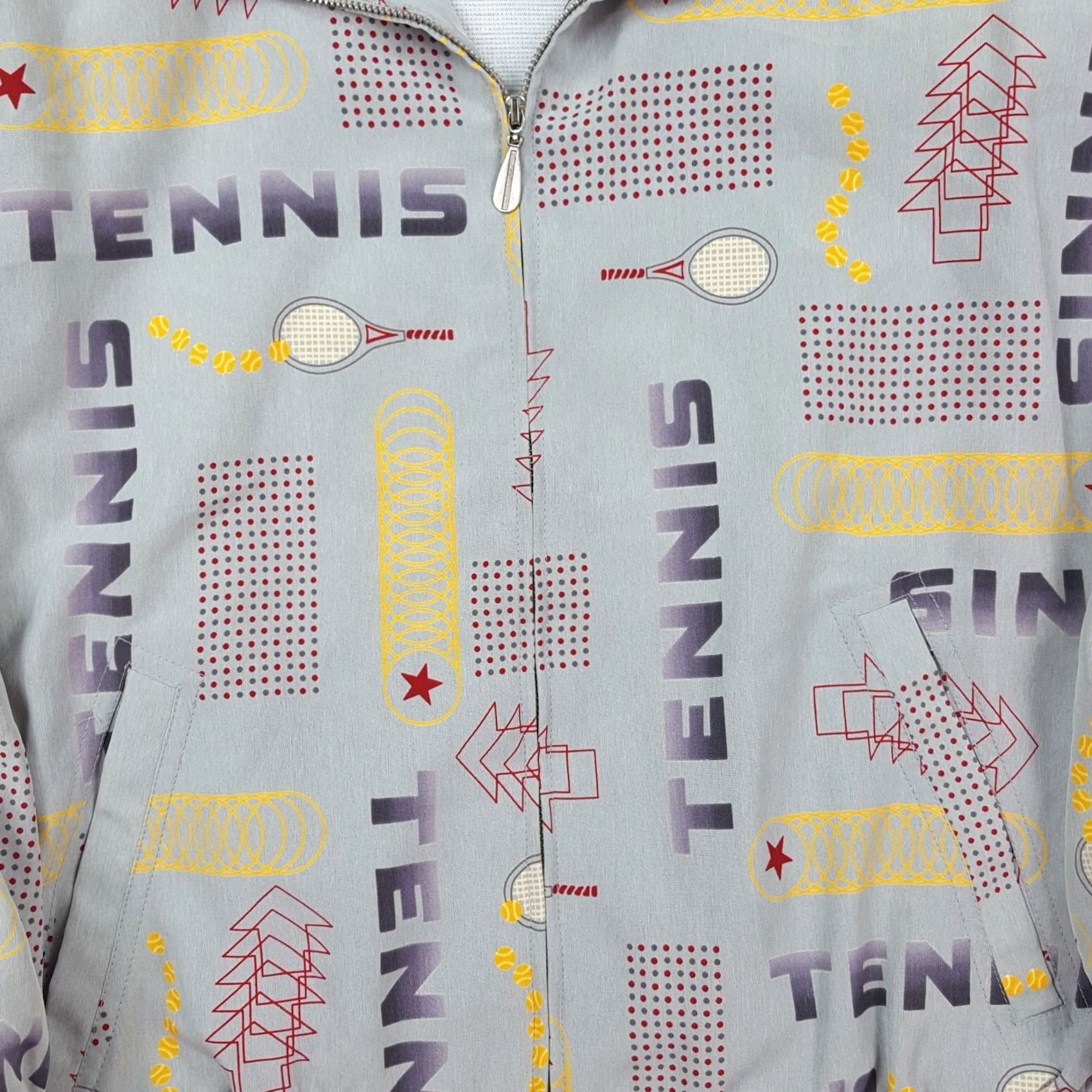 Vintage VINTAGE Tail Tennis Full Zip Women's S Gray Retro Jacket Sports 90s Casual Pockets Size S / US 4 / IT 40 - 3 Thumbnail