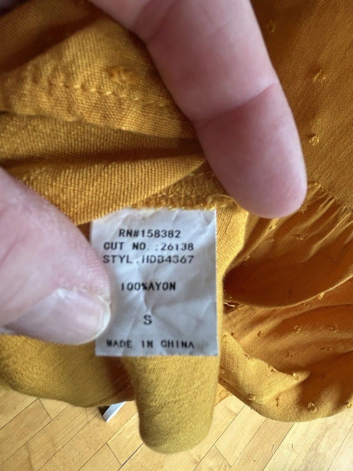 Free People Free People Luna Gold Yellow Boho Festival Babydoll Dress Size S / US 4 / IT 40 - 6 Thumbnail