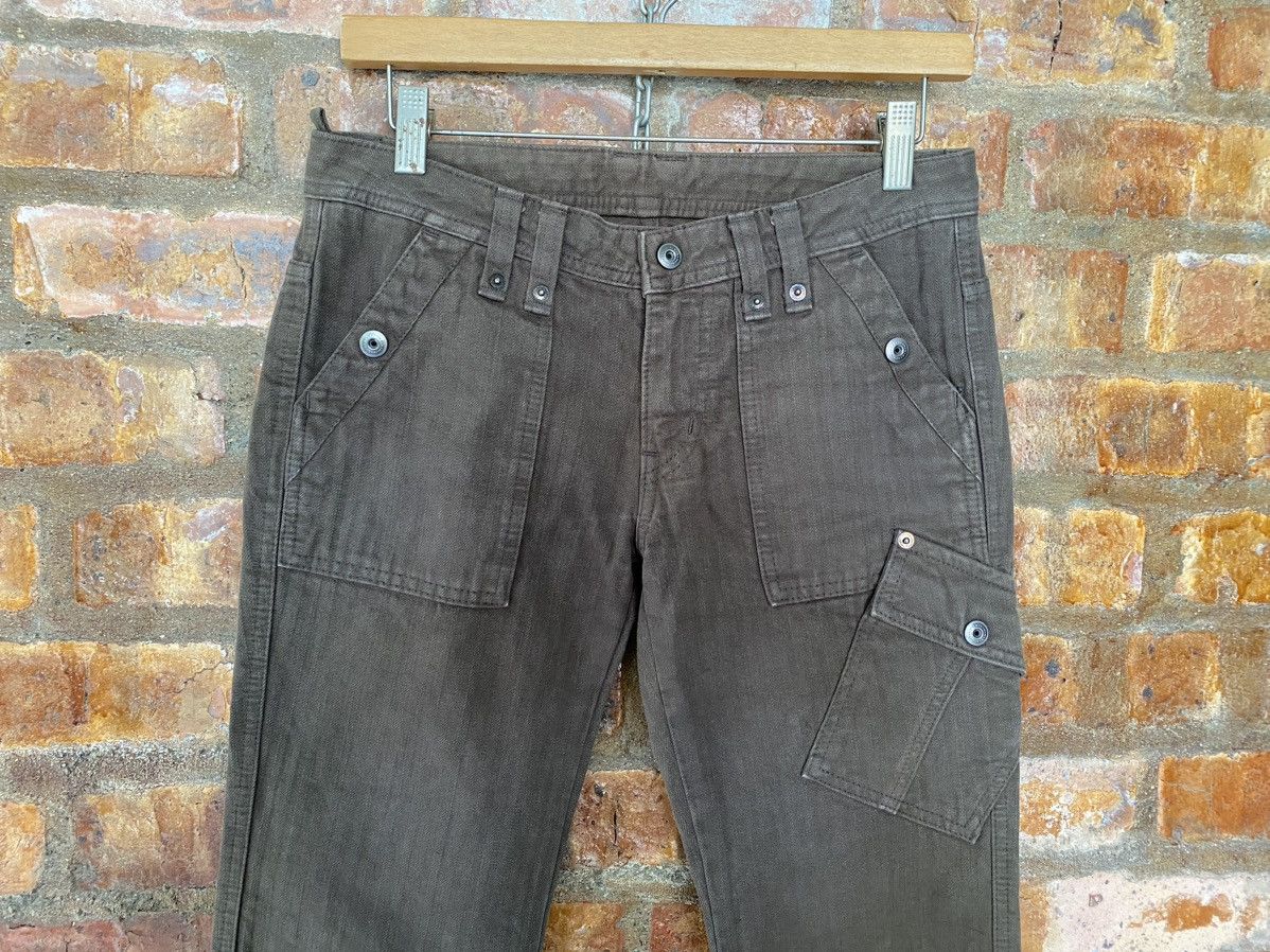 Japanese Brand × PPFM × Tornado Mart ET BOITE Japan Flare Herringbone slank pocket cargos Size US 30 / EU 46 - 3 Thumbnail