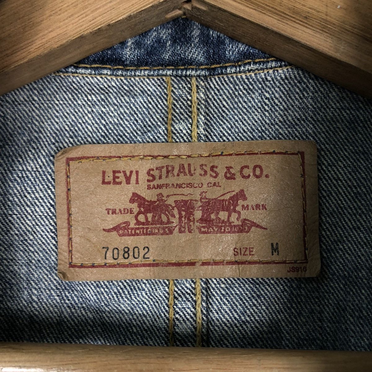 Levi's 🔥Vintage Chore Biker Denim Jacket Levi’s Big Pocket Size US M / EU 48-50 / 2 - 18 Thumbnail