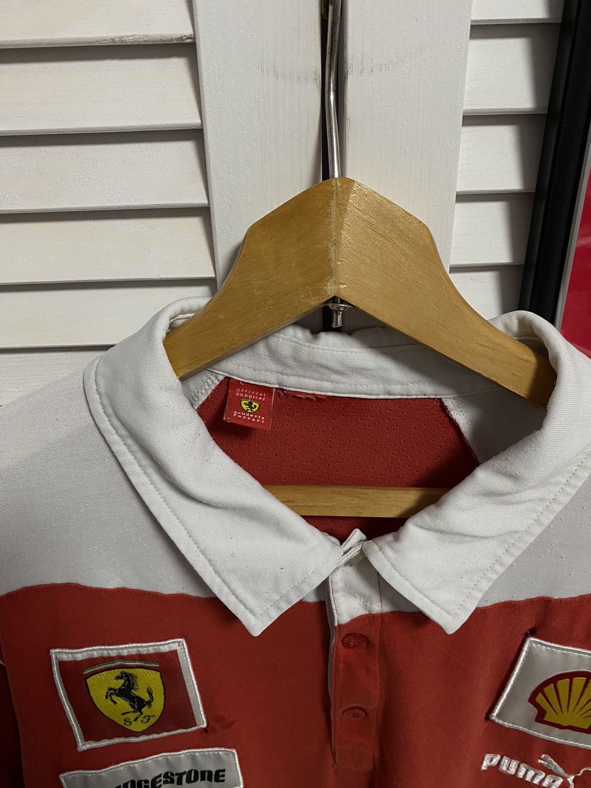 Ferrari × Puma Vintage Polo Tee Puma x Ferrari Racing Team Santander Size US M / EU 48-50 / 2 - 5 Thumbnail