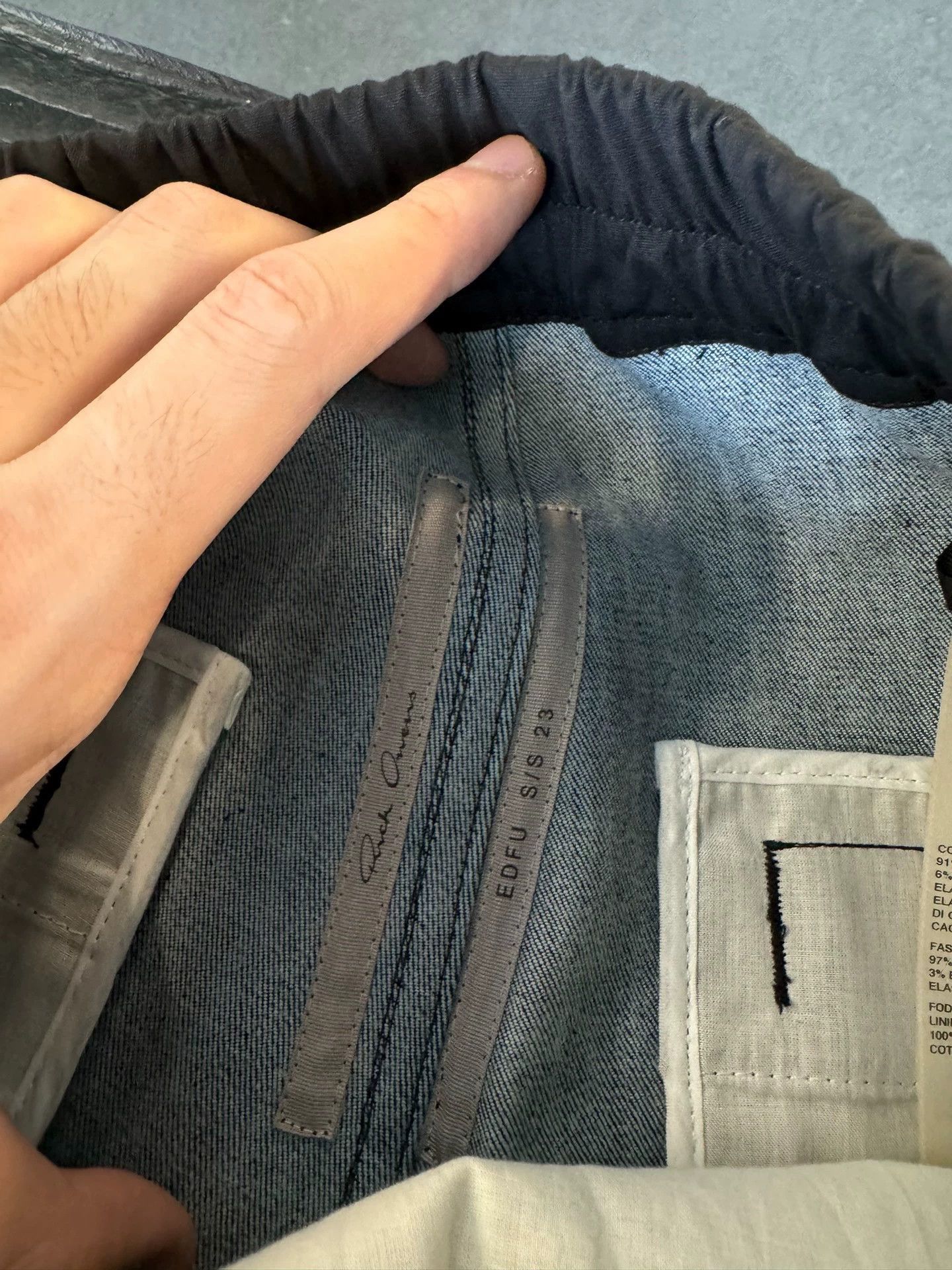 Rick Owens Rick Owens Metal coated zipper tooling pocket wide-leg pant Size US 32 / EU 48 - 5 Thumbnail