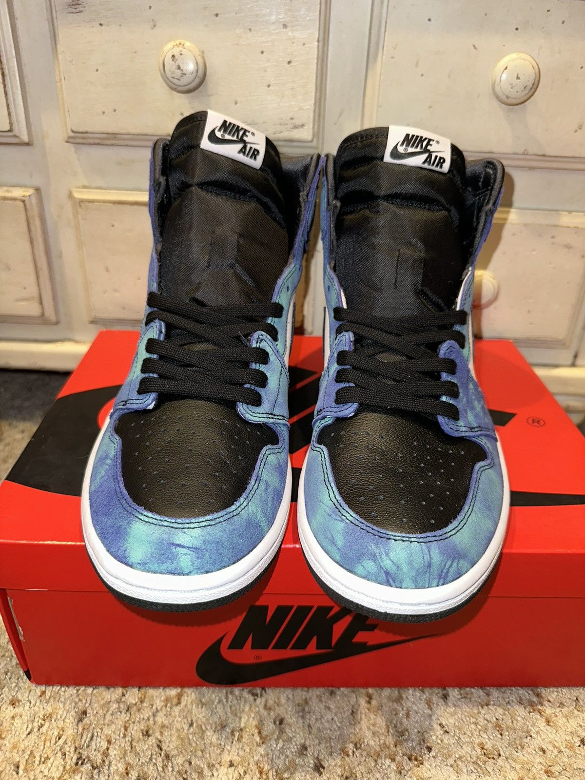 Jordan Brand × Nike Jordan 1 Retro High Tie Dye (Men’s size 10.5) Size US 12 / IT 42 - 2 Thumbnail