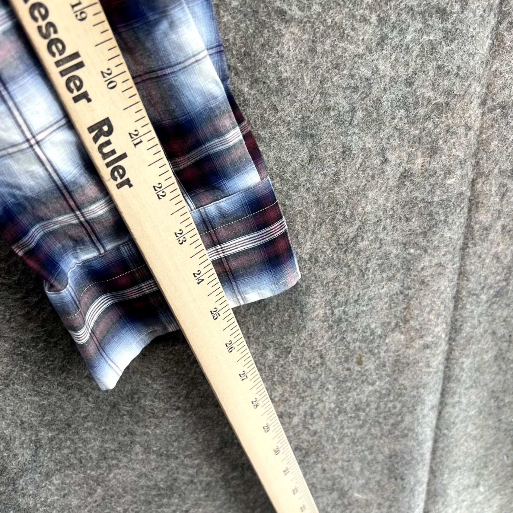 Banana Republic VINTAGE Banana Republic Shirt Men XL Red Blue Plaid Casual Button Down Vtg Size US XL / EU 56 / 4 - 5 Thumbnail