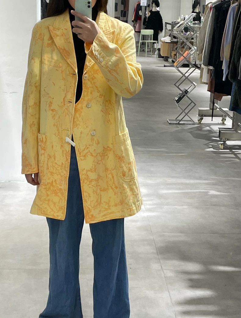 Comme des Garcons Comme des Garcons Orange Denim Jacket Size US M / EU 48-50 / 2 - 1 Thumbnail