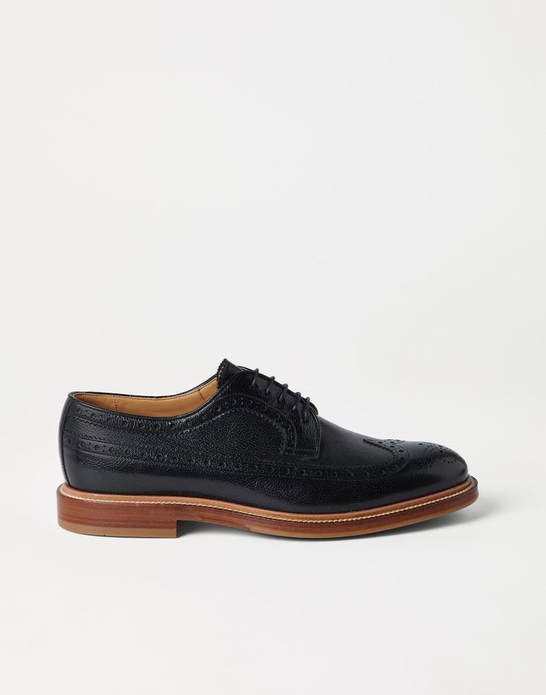 Brunello Cucinelli o1w1db10925 Pair Of Laced Shoes in Black Size US 9 / EU 42 - 1 Thumbnail