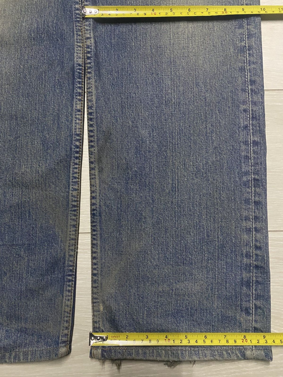Levi's Vintage Clothing Vintage Levis 503 Mud Wash Distressed Baggy Jeans Size US 31 - 13 Thumbnail