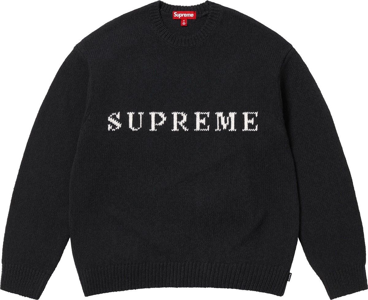 Supreme Supreme - Contrast Logo Sweater Size US M / EU 48-50 / 2 - 2 Thumbnail