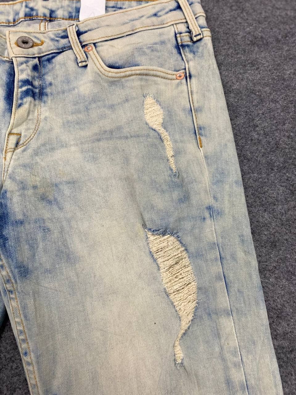 H&M & denim by H&M acid wash distressed denim Size US 32 / EU 48 - 8 Thumbnail