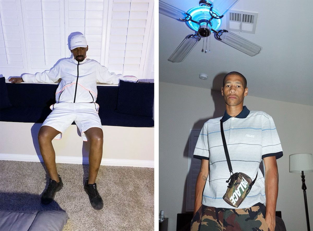 Palace SUMMER 2018 NYLON CRiNK RUNNER SHORTS WHiTE 3M SAFETY ORANGE Size US 34 / EU 50 - 19 Thumbnail