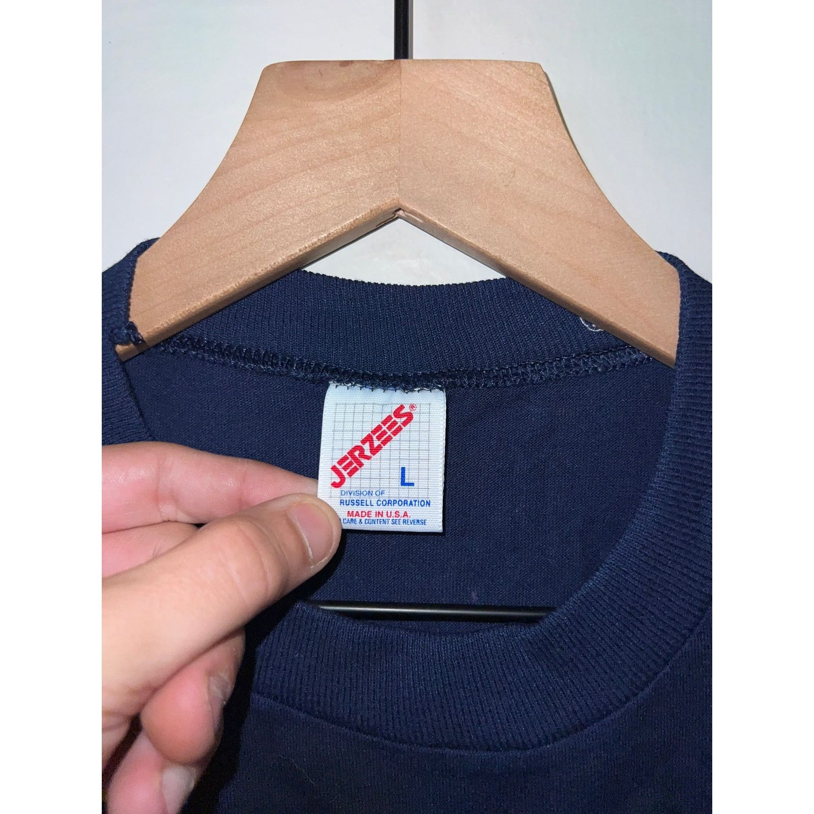 Jerzees Vintage New Mexico Shirt Test Print Wyoming Tee VTG 90s L Size US L / EU 52-54 / 3 - 6 Thumbnail