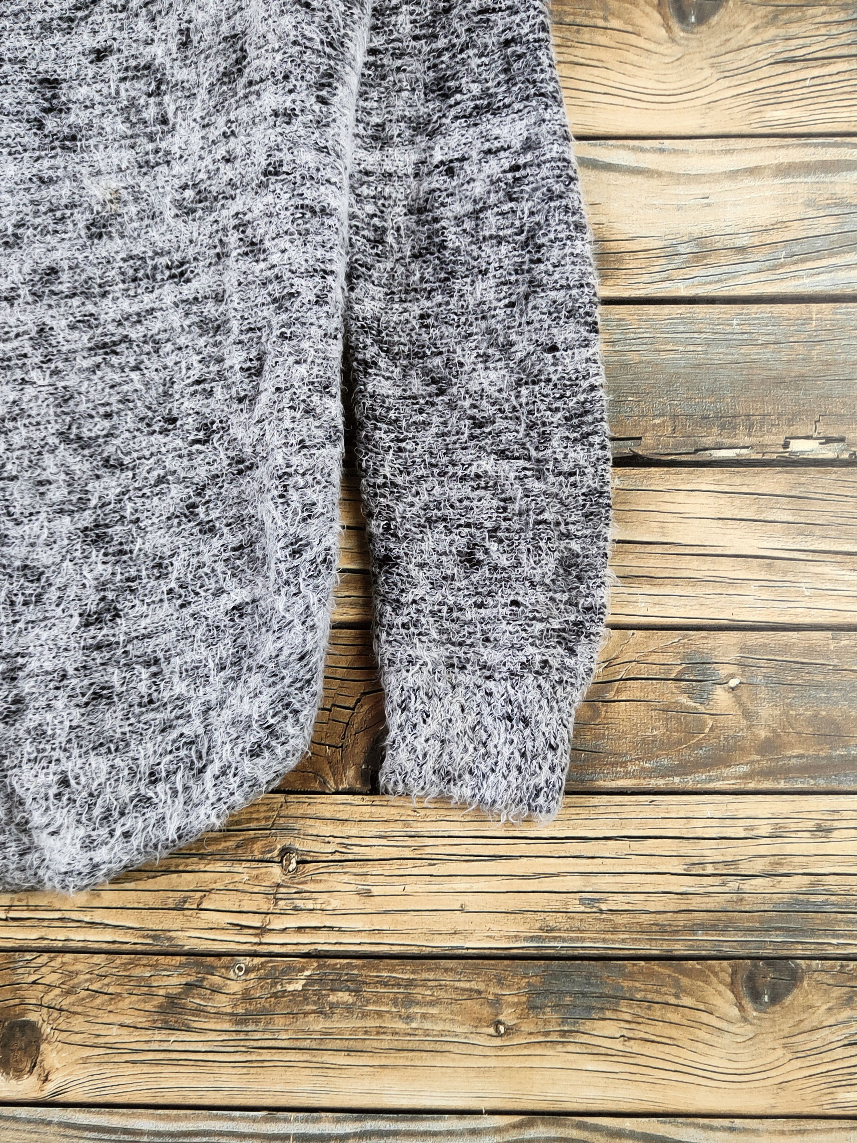Japanese Brand DL Rienda Black White Knitwear Sweatshirts #46-925 Size S / US 4 / IT 40 - 6 Thumbnail