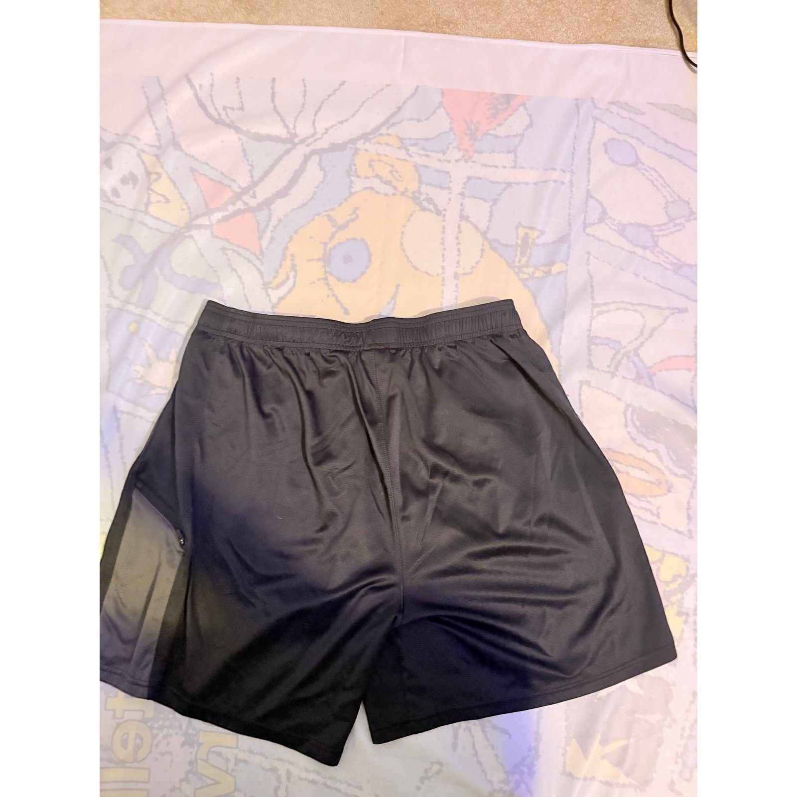 Reebok Reebok Men's Black Athletic Shorts - Great Condition Size US 39 - 3 Thumbnail