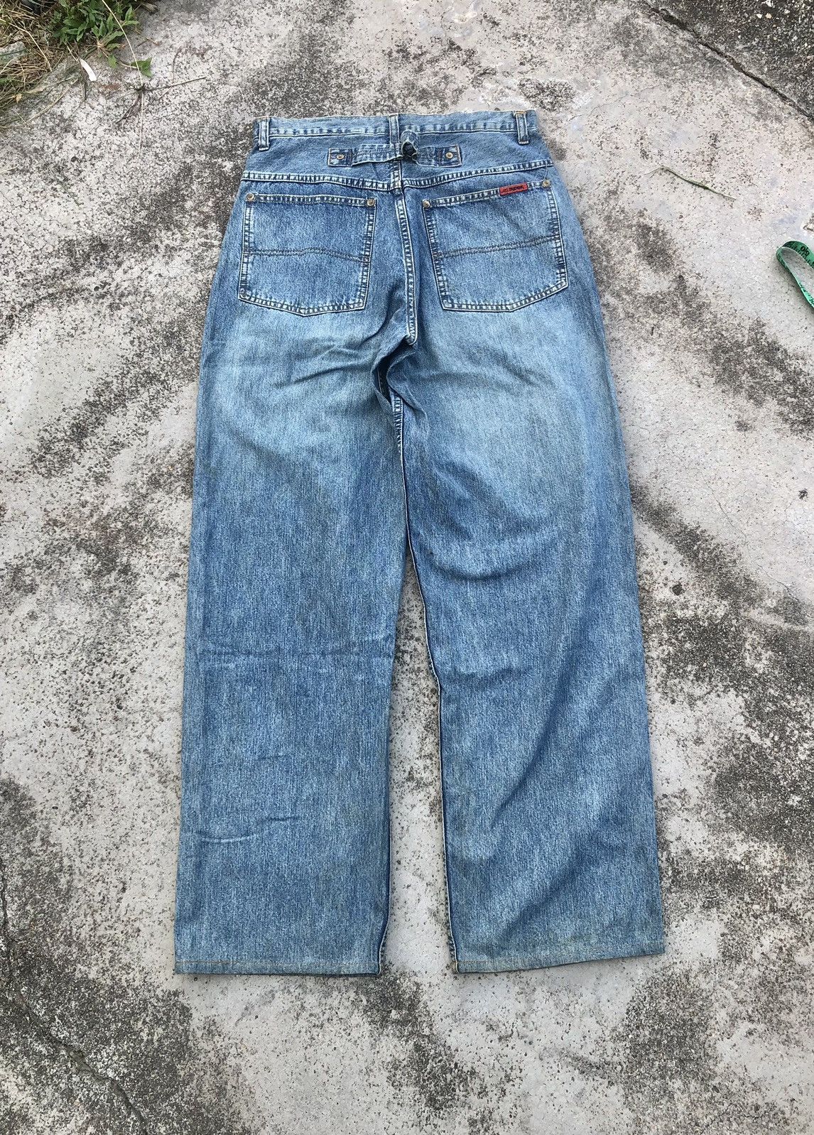 Hypebeast BAGGY⚡️⚡️VINTAGE TREVOR BUCKLE BACK DENIM Size US 29 - 5 Thumbnail