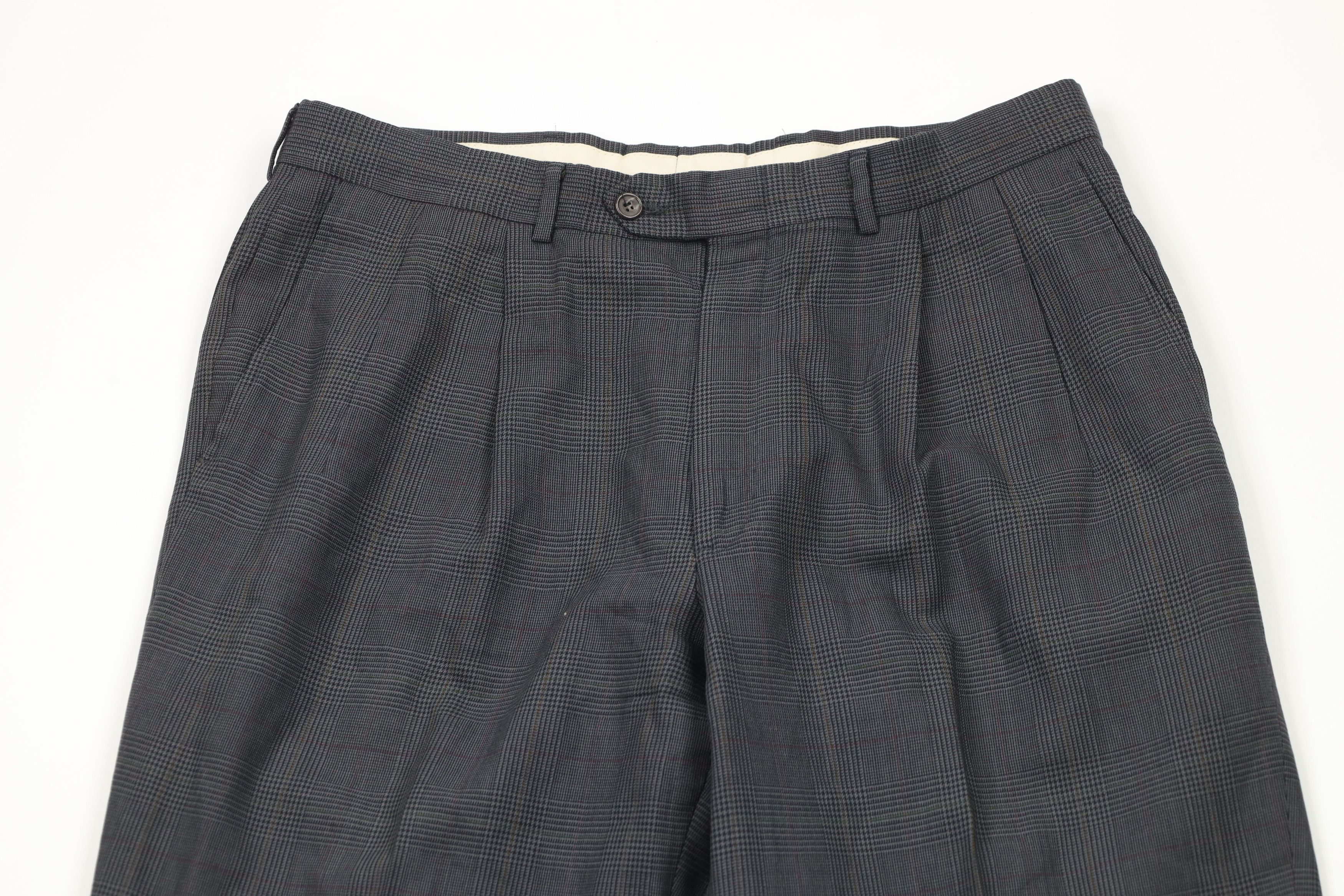 Vintage Vintage 90s Streetwear Pleated Cuffed Wide Leg Chino Pants Size US 36 / EU 52 - 2 Thumbnail