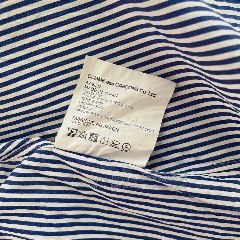 Comme des Garcons Comme Des Garcons Classic Striped Long-sleeve Shirt Size US S / EU 44-46 / 1 - 3 Thumbnail