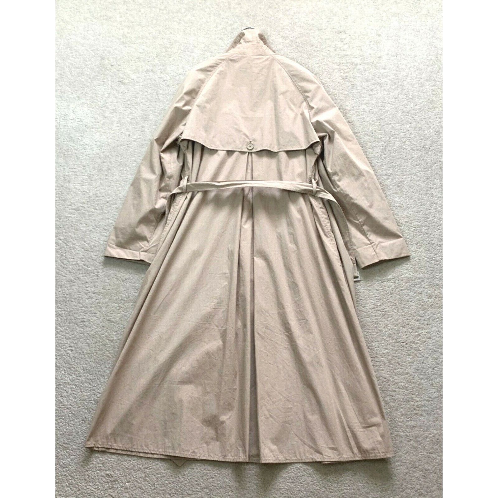 Lacoste Women's LACOSTE Long Trench Coat Jacket SZ EU 36 UK 8 US 4 S Size S / US 4 / IT 40 - 4 Thumbnail