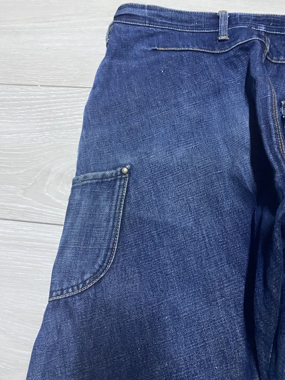 Edwin Vintage Edwin E Function Twist Leg Loose Jeans Size US 31 - 9 Thumbnail