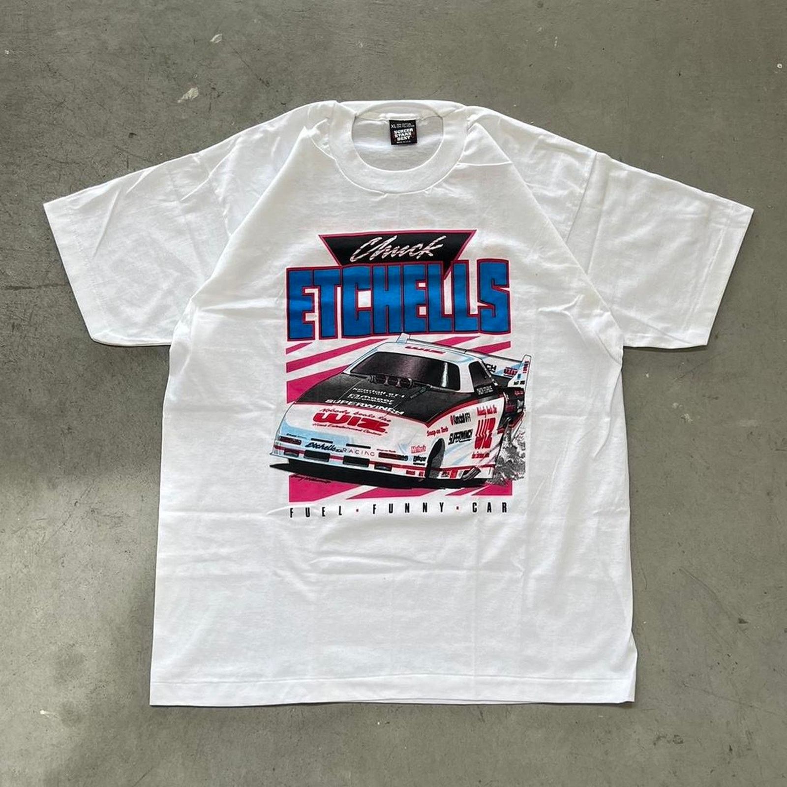 NASCAR Vintage 90s NHRA Mopar Chuck Etchells Racing NASCAR T-Shirt ...
