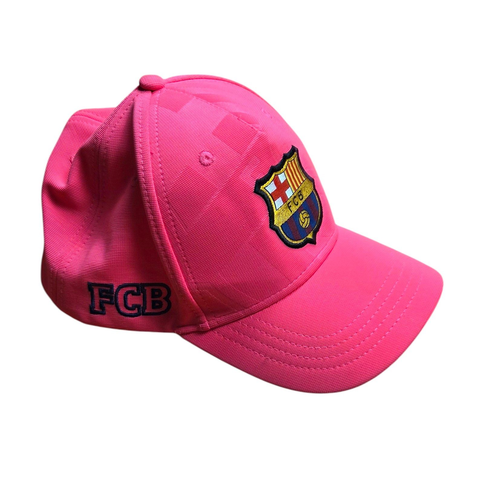 Vintage FCB Official FC Barcelona Pink Football Soccer Hat Cap Size ONE SIZE - 3 Thumbnail