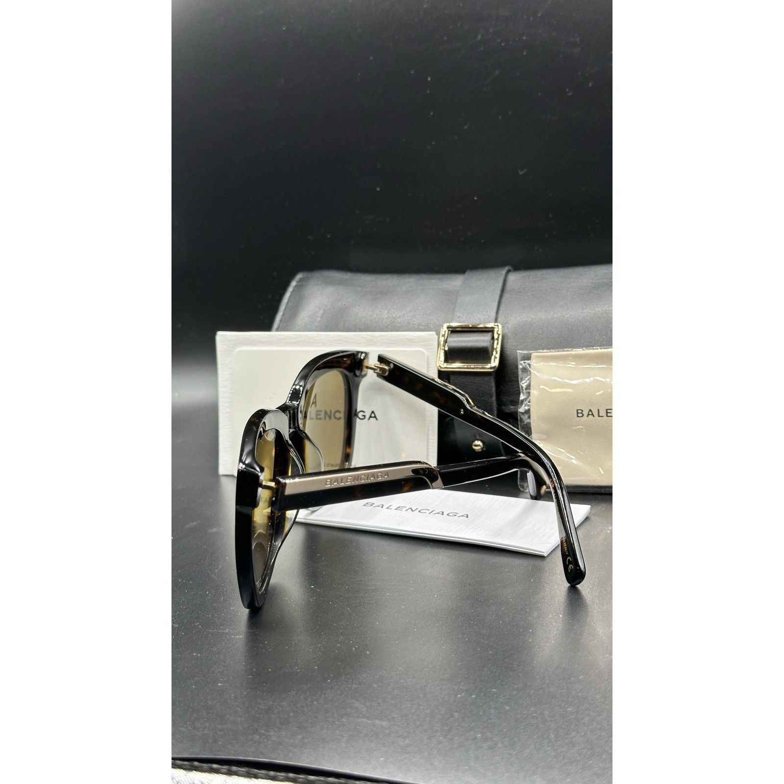 Balenciaga Balenciaga Sunglasses 56□19 145 Plastic Brown BA35-D Size ONE SIZE - 6 Thumbnail