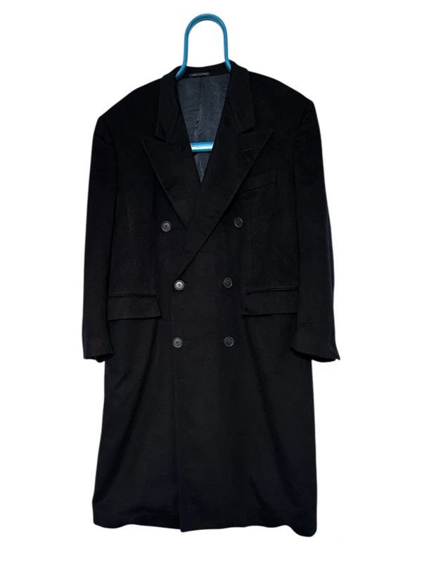 Corneliani Corneliani Wool Coat Navy Size US L / EU 52-54 / 3 - 1 Thumbnail