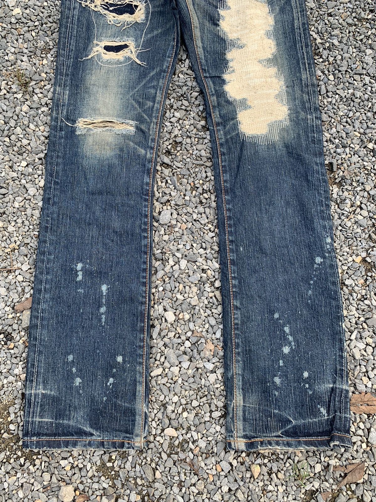 Kapital RARE EDWIN STUDDED PUNK STYLE LIKE HYSTERIC GLAMOUR DENIM Size US 31 - 6 Thumbnail