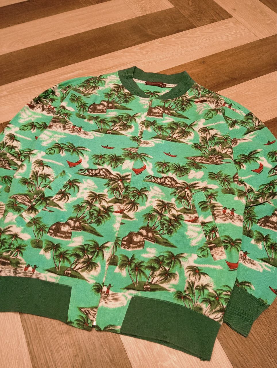 Chaps Ralph Lauren CHAPS RALPH LAUREN ALOHA PRINTED BOMBER JACKET - SIZE L Size US L / EU 52-54 / 3 - 3 Thumbnail