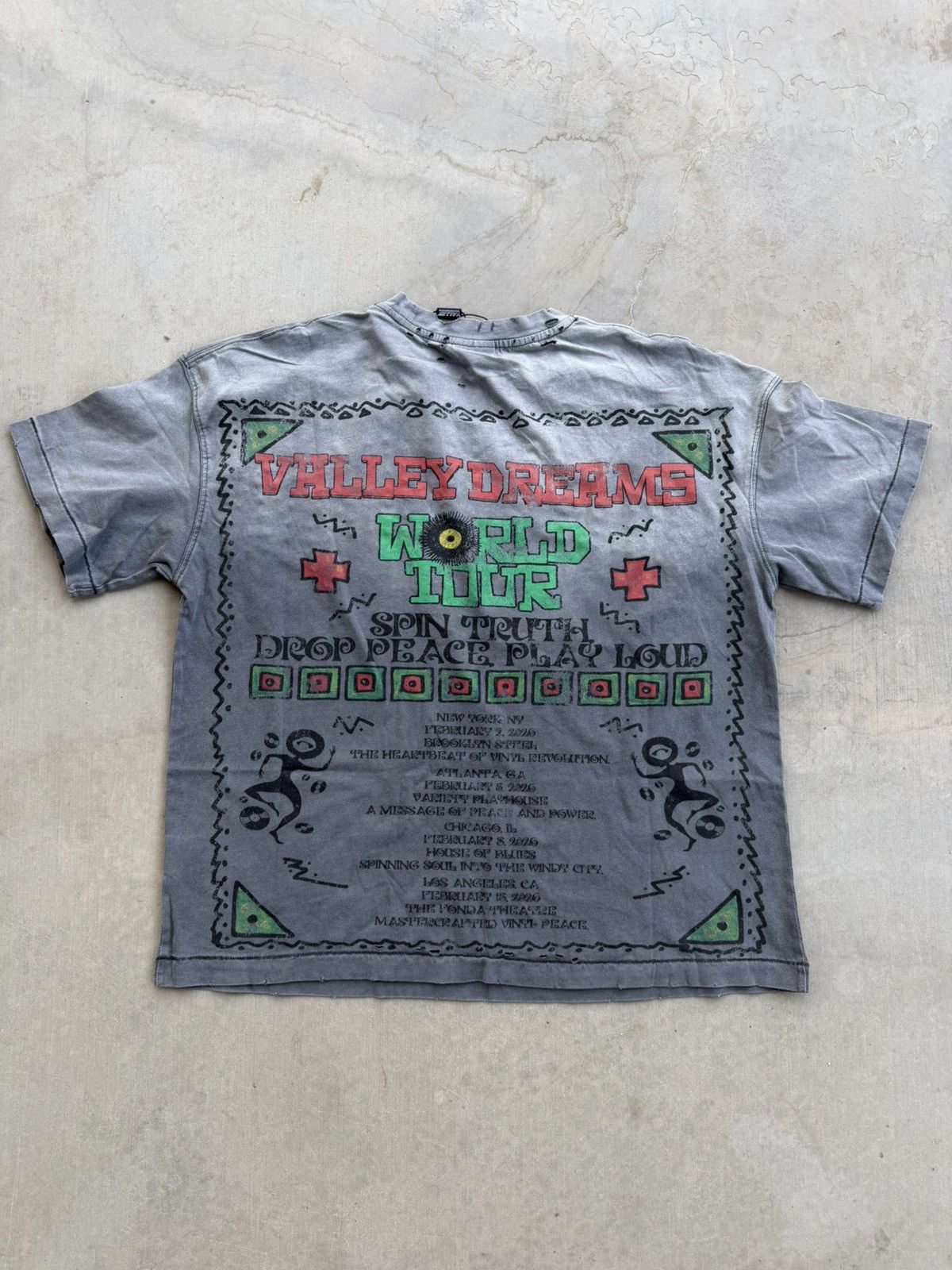 Vale Vale Forever Faded Chaos Bling Tee – Gray – Authentic Large Size US L / EU 52-54 / 3 - 2 Thumbnail