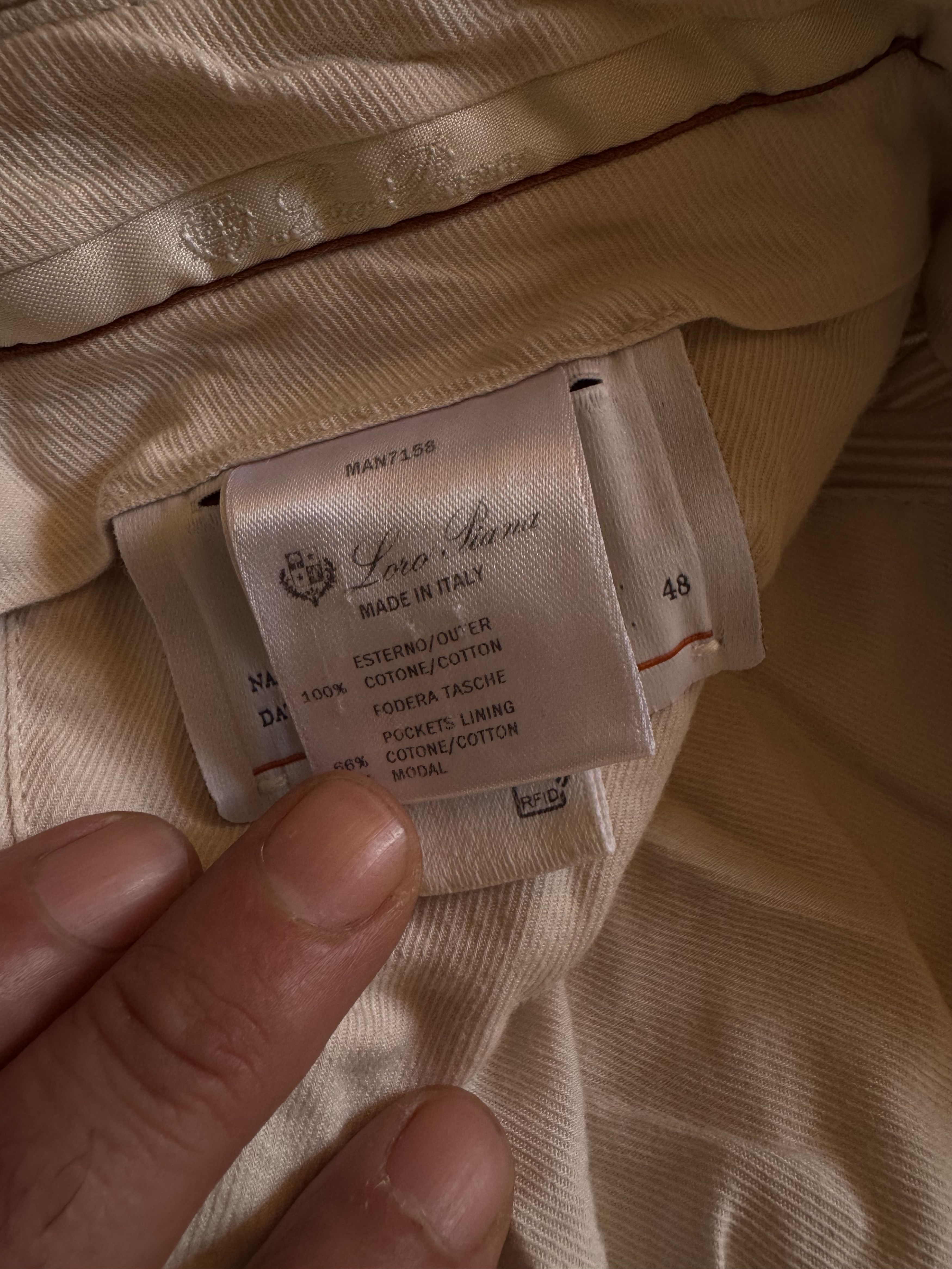 Loro Piana Jarno Hamptons Straight-Leg Cotton-Corduroy Trousers Size US 32 / EU 48 - 13 Thumbnail
