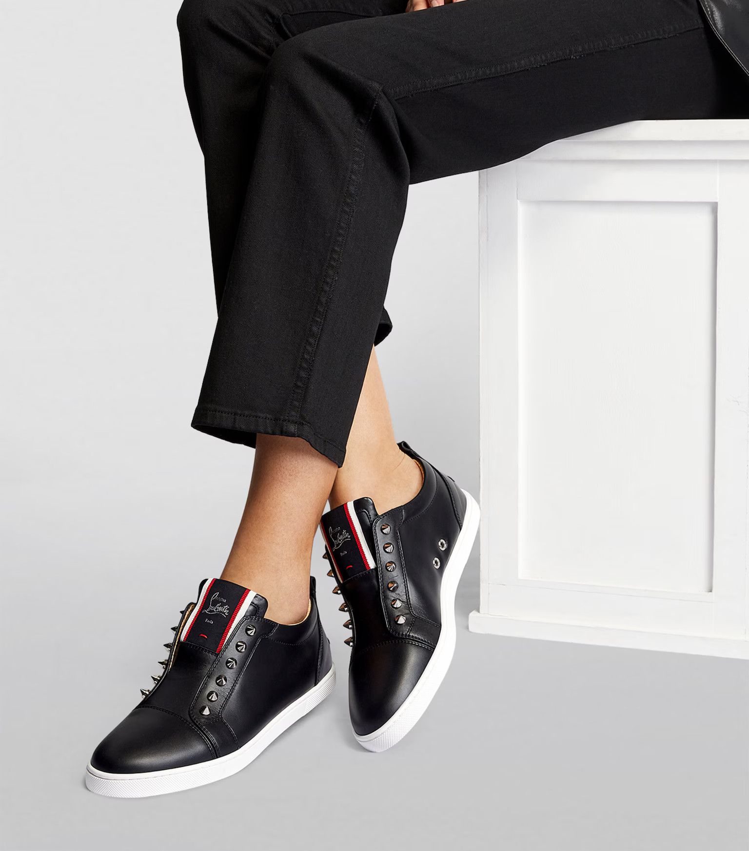 Christian Louboutin oc11z0625 Sneakers in Black Size US 9 / IT 39 - 3 Thumbnail