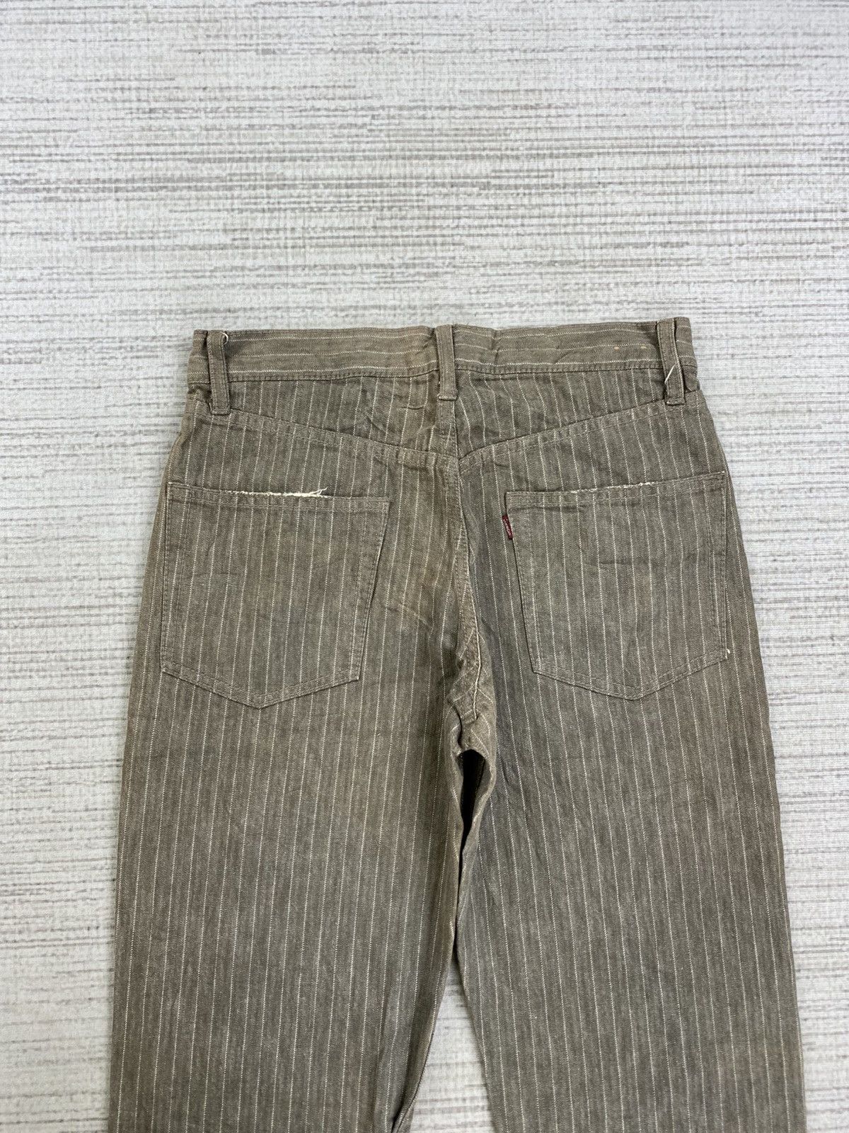 Le Grande Bleu (L.G.B.) × Smith's American × Vintage Vintage Smith American Union Made Striped Straight Cut Pants Size US 29 - 9 Thumbnail