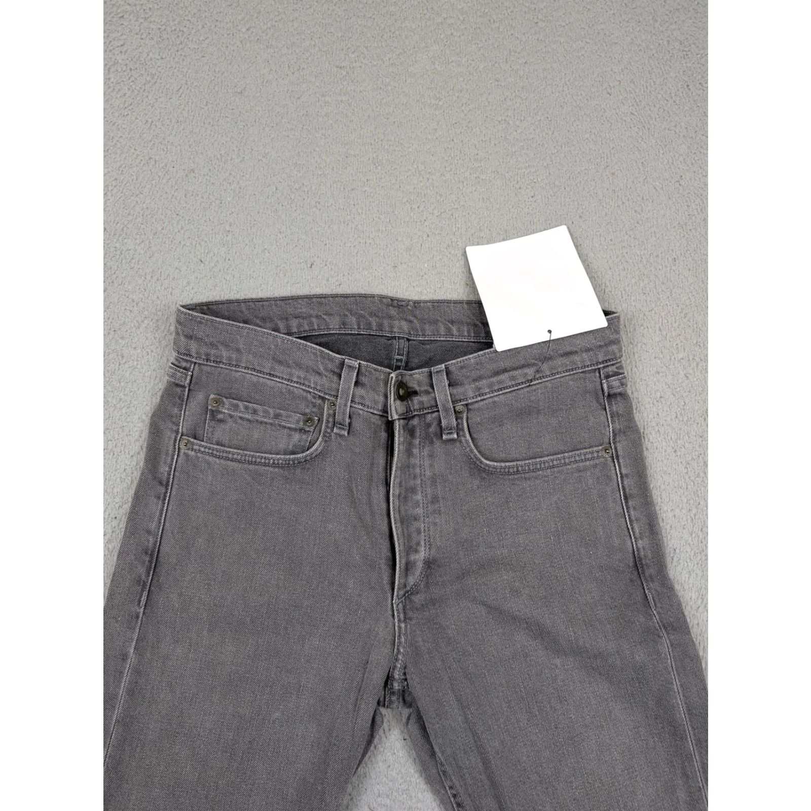 Rag & Bone Rag & Bone Jeans Mens 31 Gray Fit 1 Extra Slim Standard Issue Button Fly USA Jeans Size US 31 - 5 Thumbnail