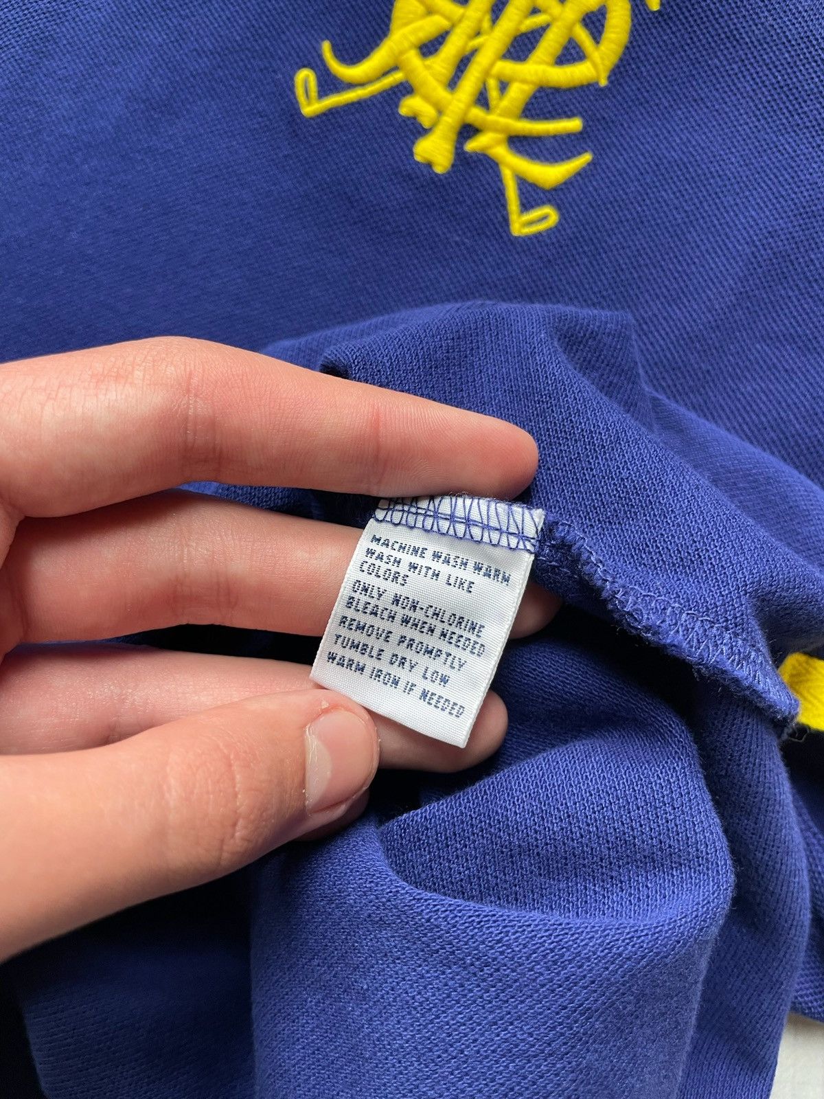 Polo Ralph Lauren × Vintage Vintage polo Ralph Lauren size L logo blue Size US L / EU 52-54 / 3 - 5 Thumbnail