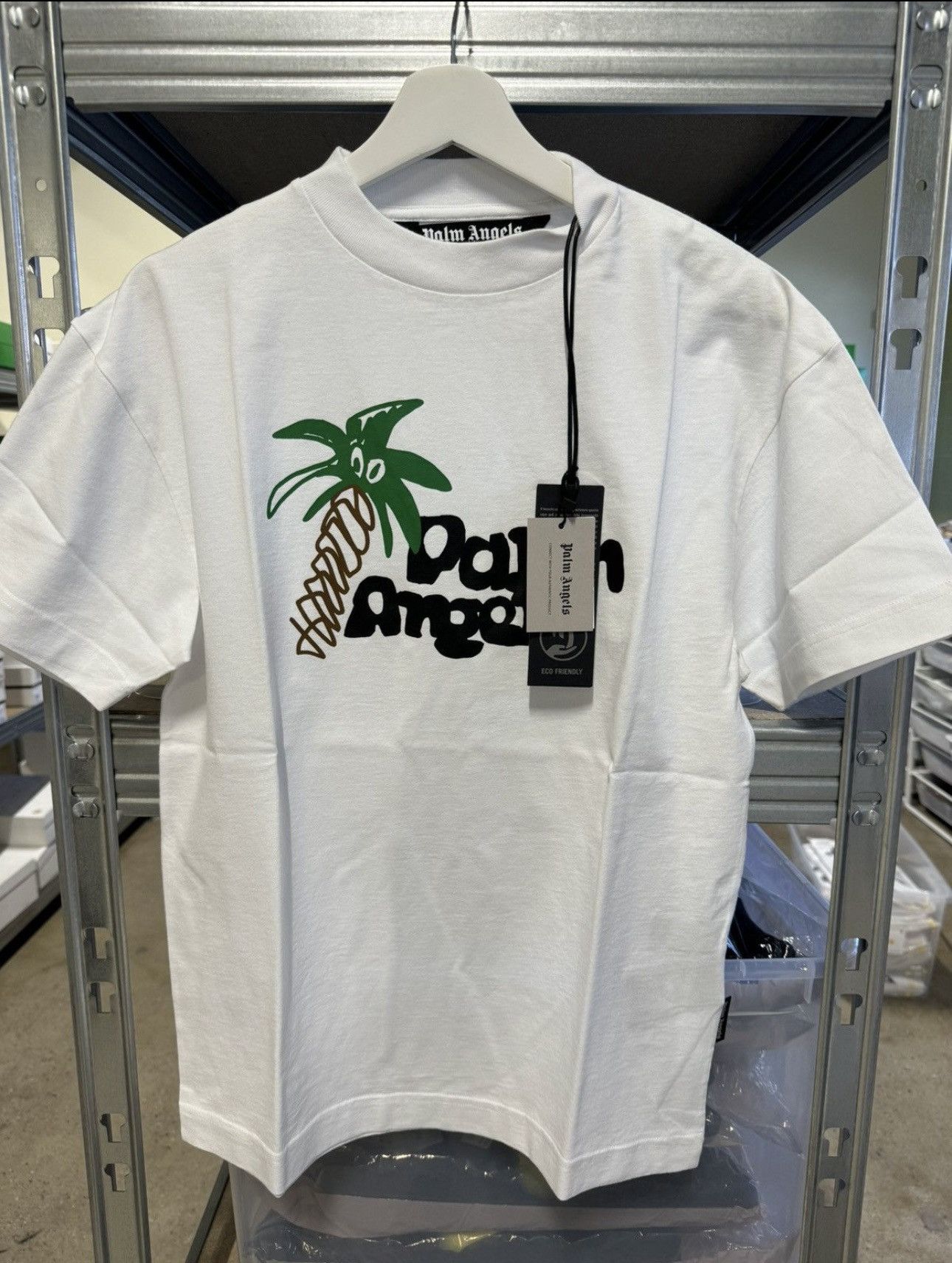 Palm Angels Palm Angels Logo T-Shirt NEW 450$ Size US S / EU 44-46 / 1 - 1 Thumbnail