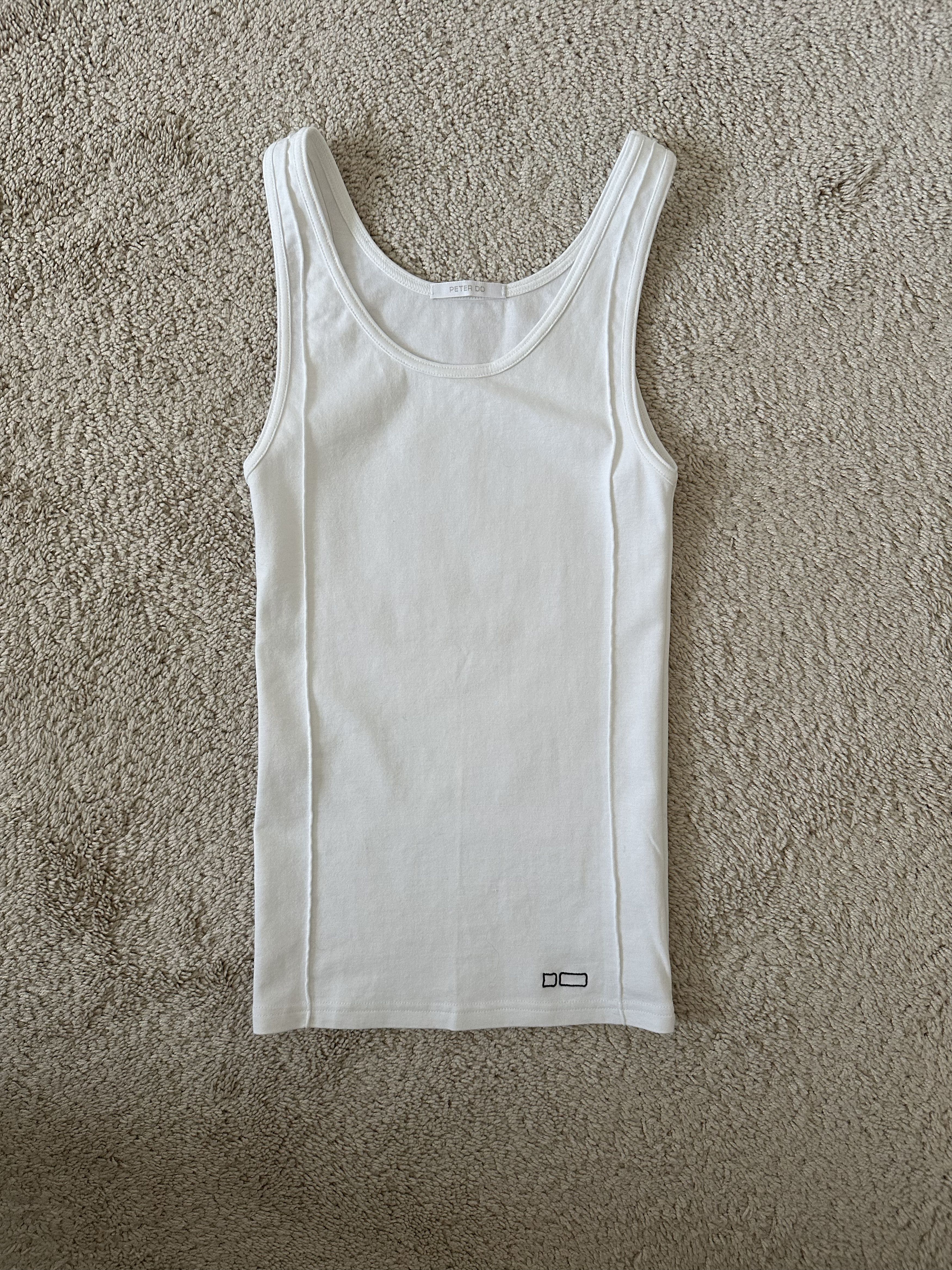 Peter Do Peter Do Creased Logo Tank Top Size M / US 6-8 / IT 42-44 - 1 Thumbnail