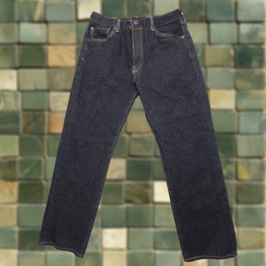 Levi's VINTAGE Levi's 501 Jeans Mens 35 x 34 Button Fly Black EUC Size US 35 - 1 Thumbnail
