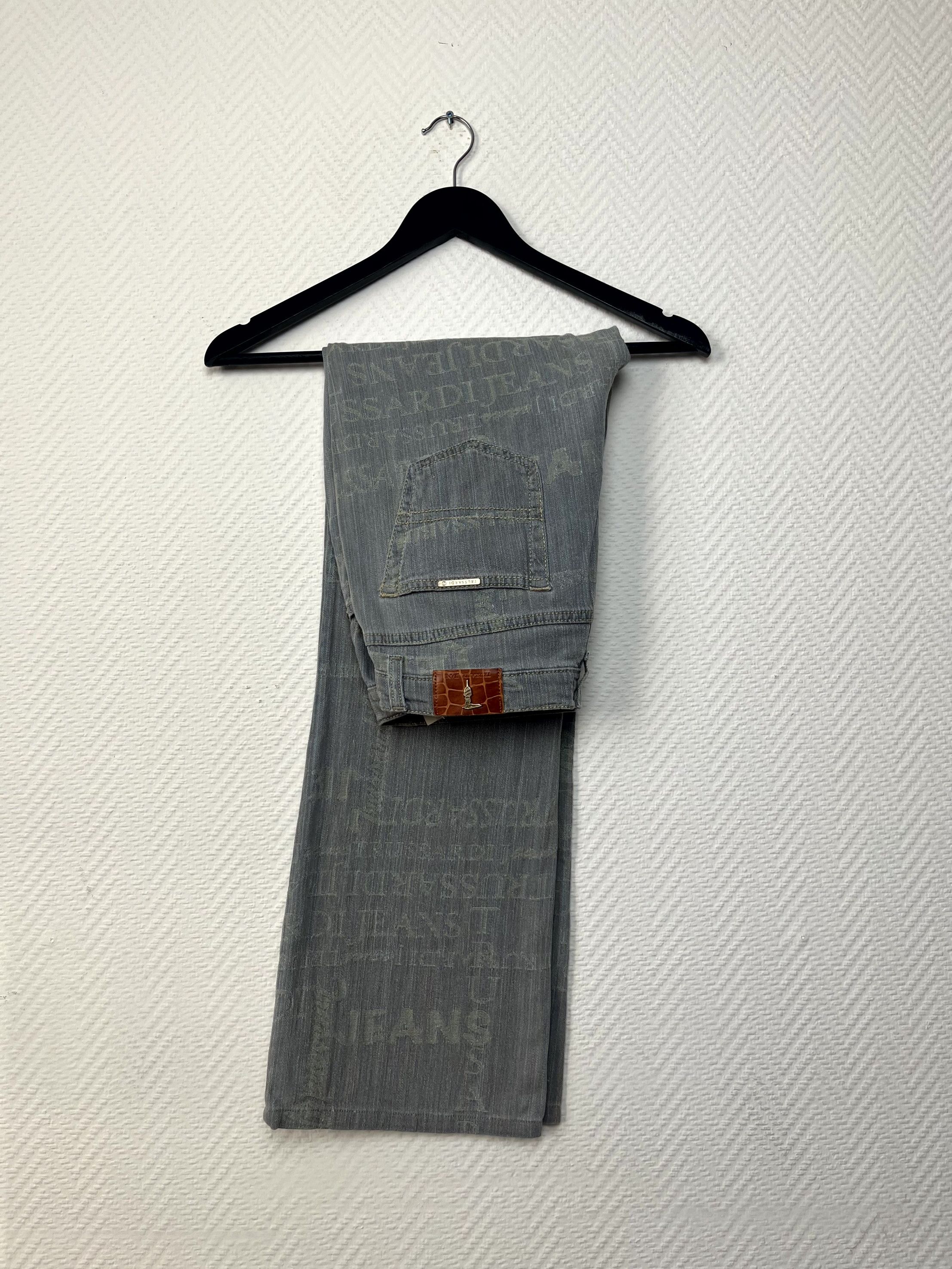 Trussardi Y2K Trussardi Gray Bootcut Flare Jeans Size 31 UK 29 Size 31" - 12 Thumbnail
