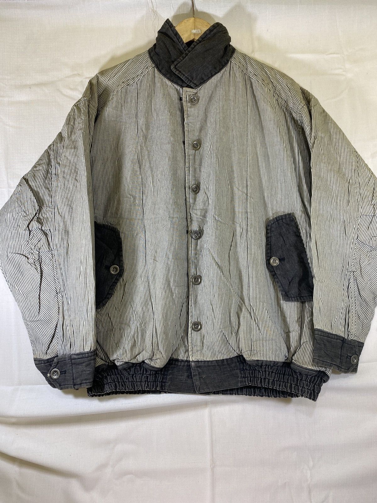 Issey Miyake vintage RaRe caretag issey sport double sided bomber jacket Size US M / EU 48-50 / 2 - 3 Thumbnail