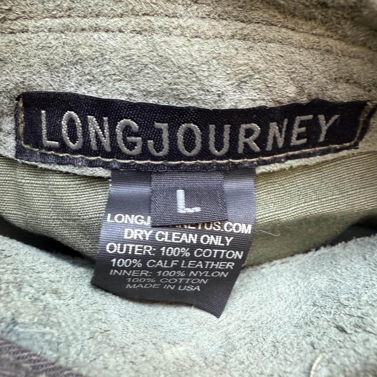 LongJourney longjourney army green patchwork leather bomber jacket ma-1 Size US XL / EU 56 / 4 - 7 Thumbnail