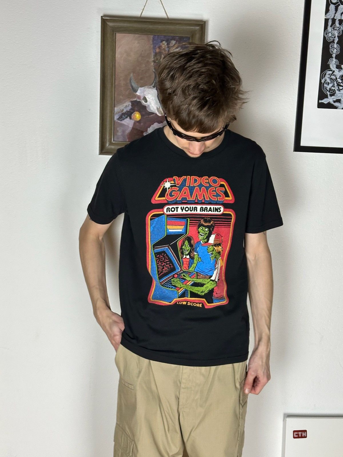 Other Vintage Steven Rhodes zombie video game tee horror Size US M / EU 48-50 / 2 - 2 Thumbnail
