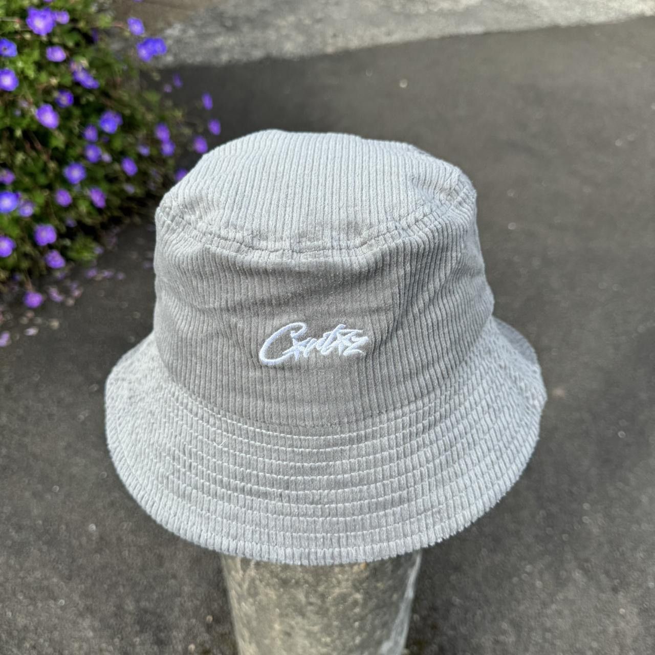 Corteiz Grey Corteiz Corduroy Bucket Hat (Large) Size ONE SIZE - 7 Thumbnail