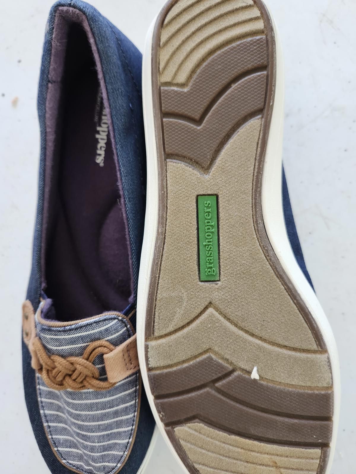 Designer Grasshopper loafers Size US 7 / IT 37 - 3 Thumbnail