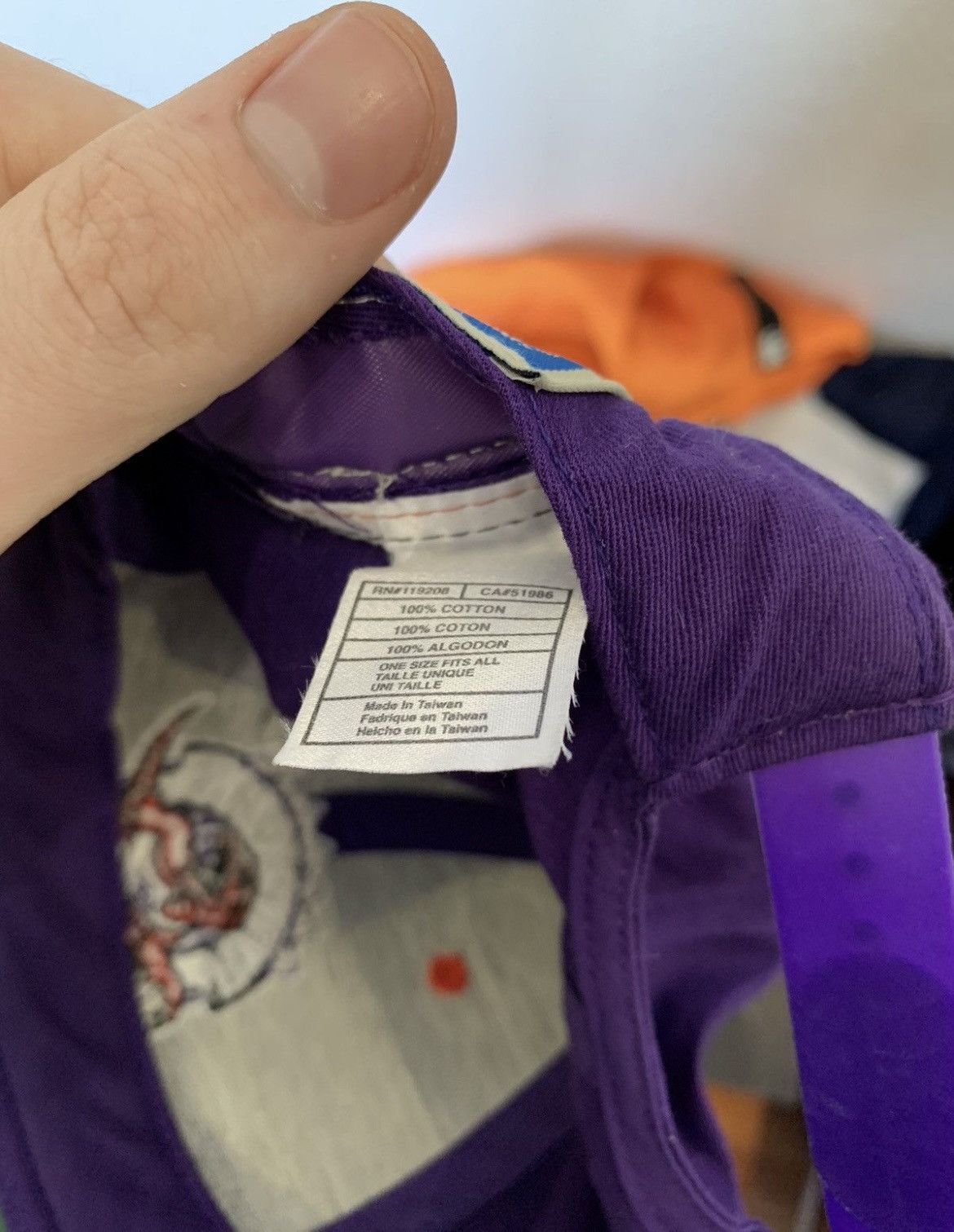 NBA 80’s Adidas Toronto Raptors Purple Cap Hat Size ONE SIZE - 6 Thumbnail