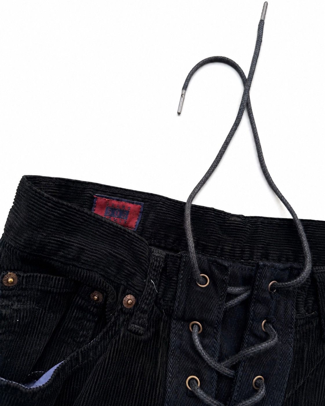 Japanese Brand Edwin Lace up flare cargo pants Size US 28 / EU 44 - 3 Thumbnail